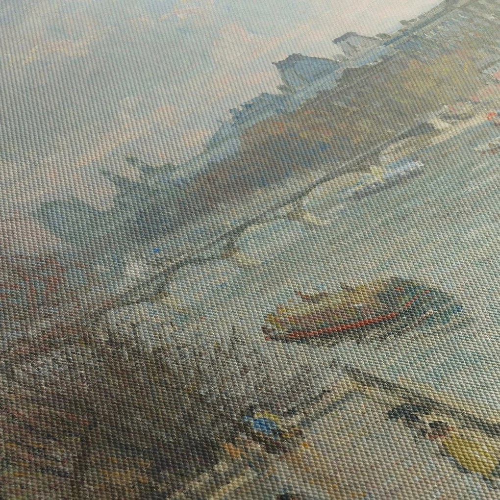 Kép - Camille Pissarro, The Louvre, Afternoon, Rainy Weather, reprodukciók (90x60 cm)
