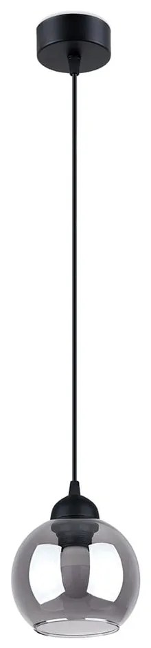 Fekete függőlámpa ø 15 cm Grande – Sollux