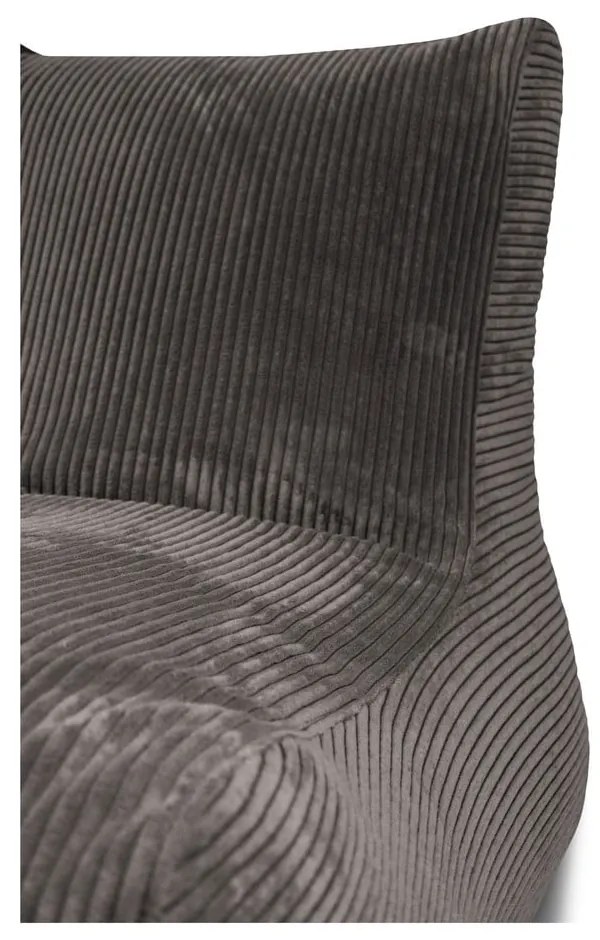 Mentazöld kordbársony babzsákfotel Lounge – SLOWDOWN