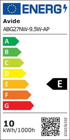 LED izzó, E27, gömb, A60, 9,5W, 1055lm, 4000K, AVIDE (AVLED013)