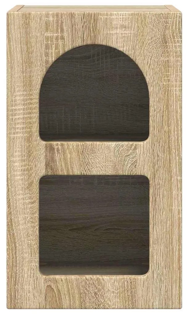 Éjjeli asztal 2 pcs Sonoma tölgy 29.5 x 35 x 50 cm Faanyag