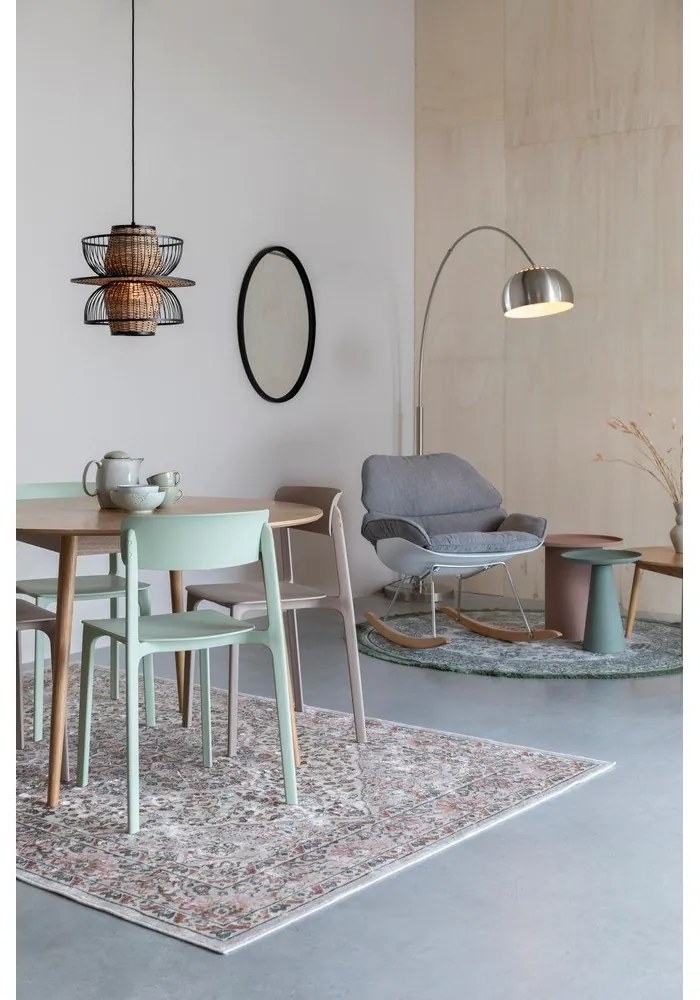 Fém kerek tárolóasztal ø 39,5 cm Ringar – White Label