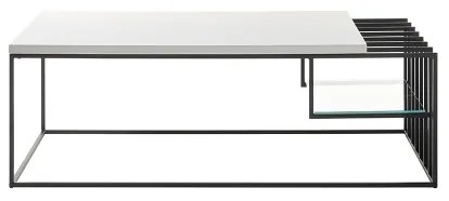 ZAIRA fehér dohányzóasztal