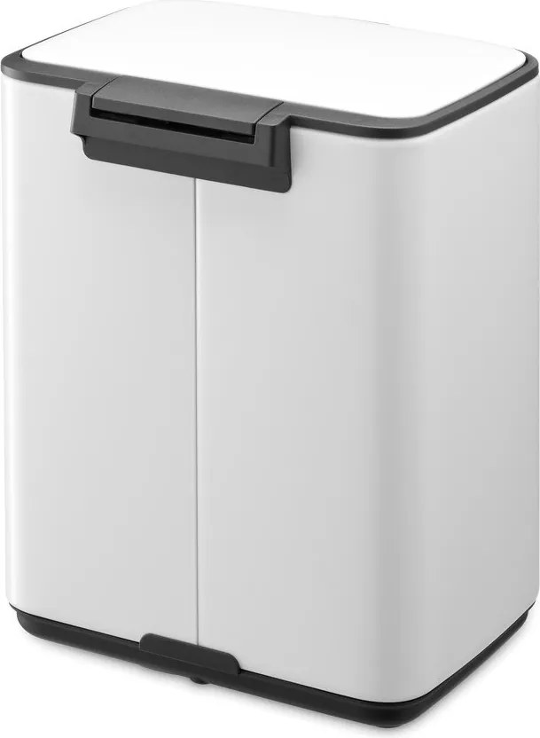 Fehér acél pedálos szemetes 7 l Bo – Brabantia