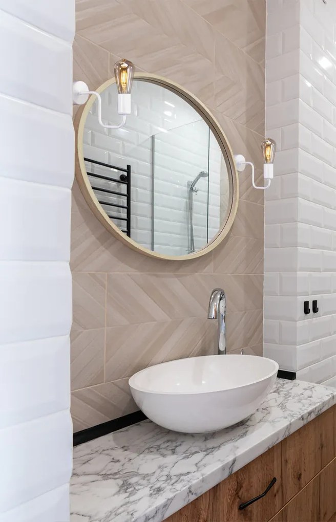 KAJA K-4043 PEKA Fehér Színű Fali Lámpa 1xE27 15W IP20