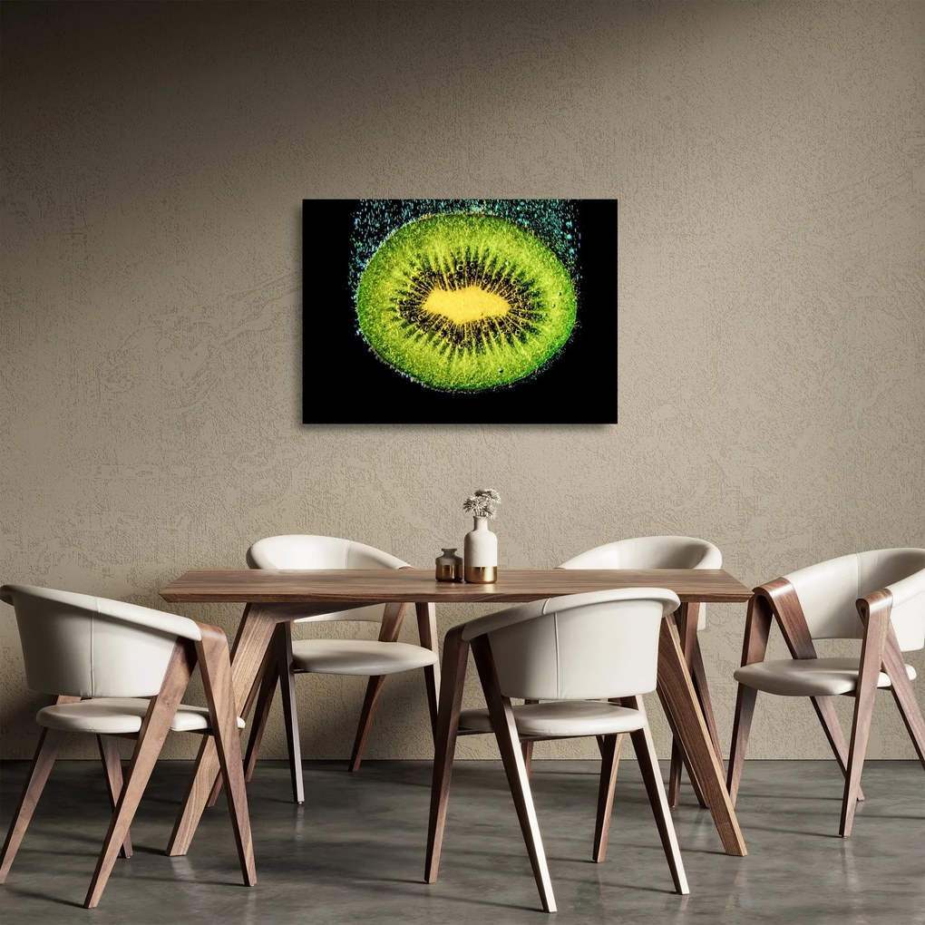 Kép - kivi részlete a vízben  (üvegen) (70x50 cm)