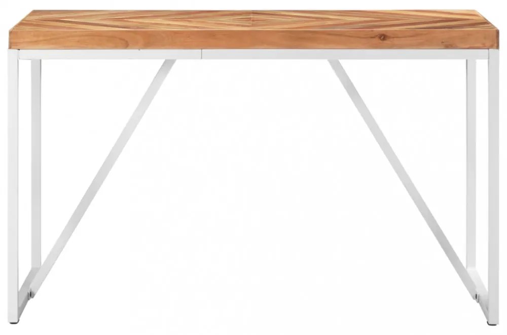 tömör akác és mangófa étkezőasztal 120 x 60 x 76 cm