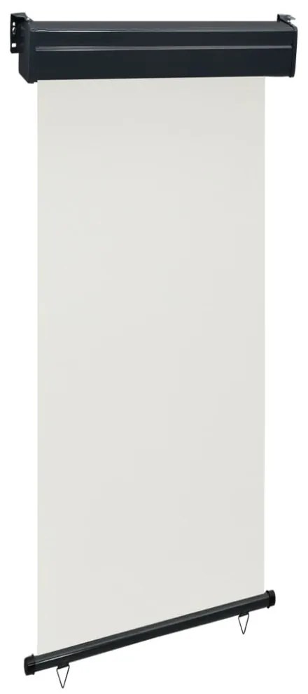 krémszínű oldalsó terasznapellenző 105 x 250 cm