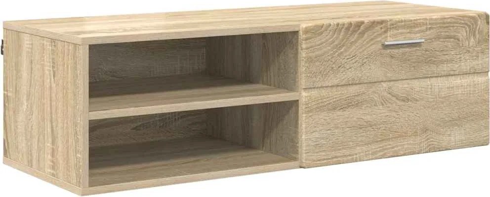 vidaXL Fából Készült Szekrény Sonoma tölgy 100,5 x 39 x 30 cm Faanyag