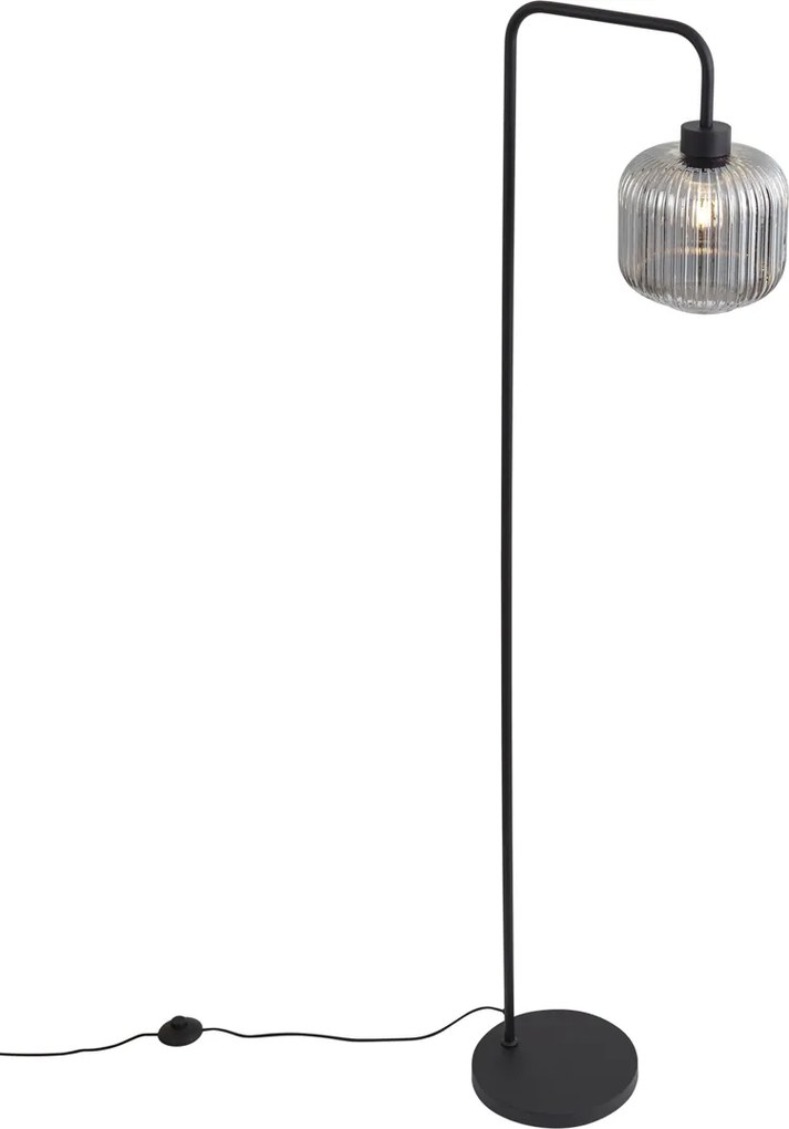 Okos állólámpa fekete füstüveggel, WiFi A60-nal - Ana