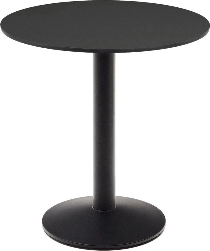 Fém kerek kerti étkezőasztal 68x68 cm Esilda – Kave Home