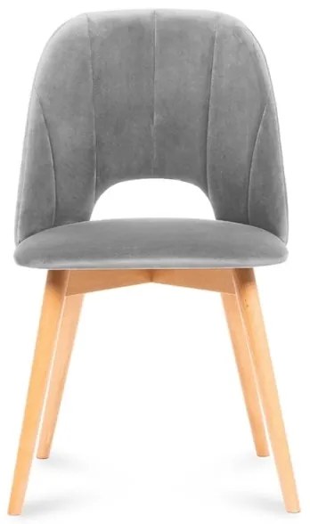 Étkezőszék TINO 86x48 cm szürke/világos tölgy