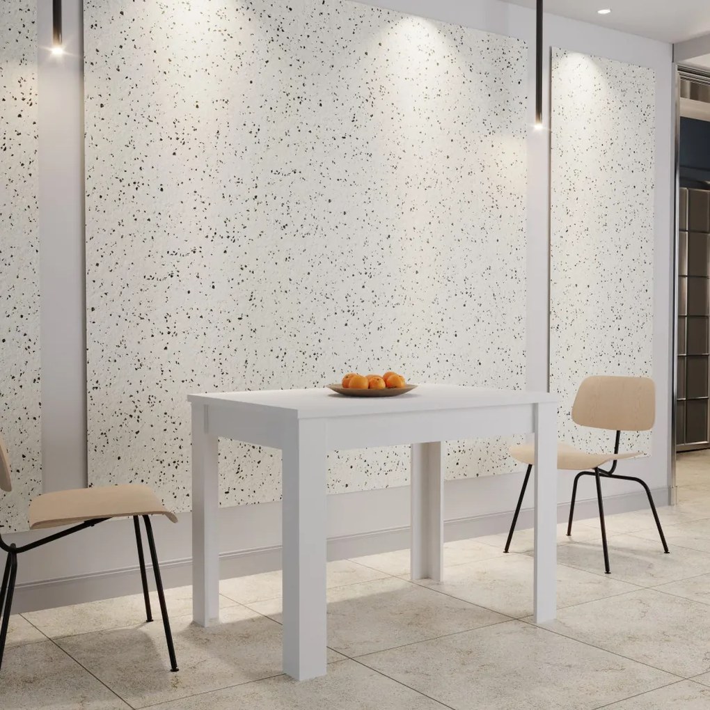 Zeta konyhaasztal, Fehér, 102 x 69 x 75 cm