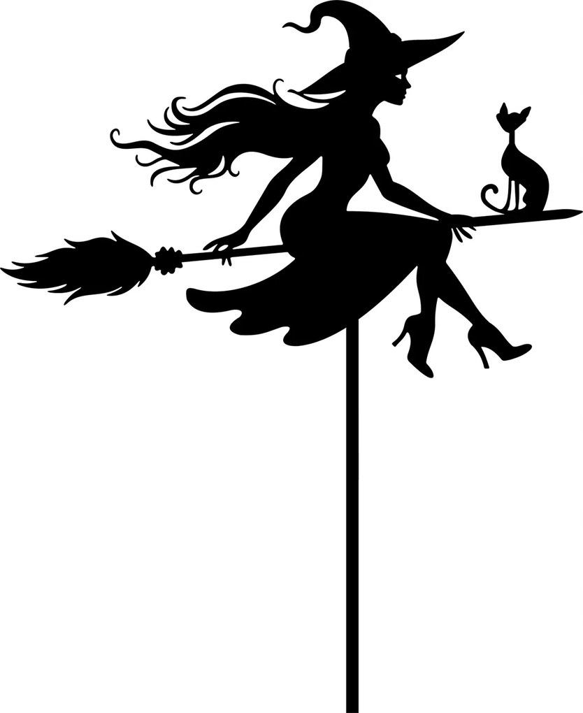 Dekoráció Fém Halloween Dekoráció Boszorkány Loft Kerti Dekoráció