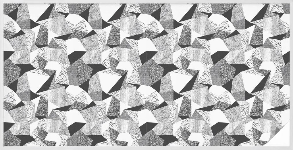 Ablakfólia Öntapadós Adatvédelem Geometrikus figurák 200x100