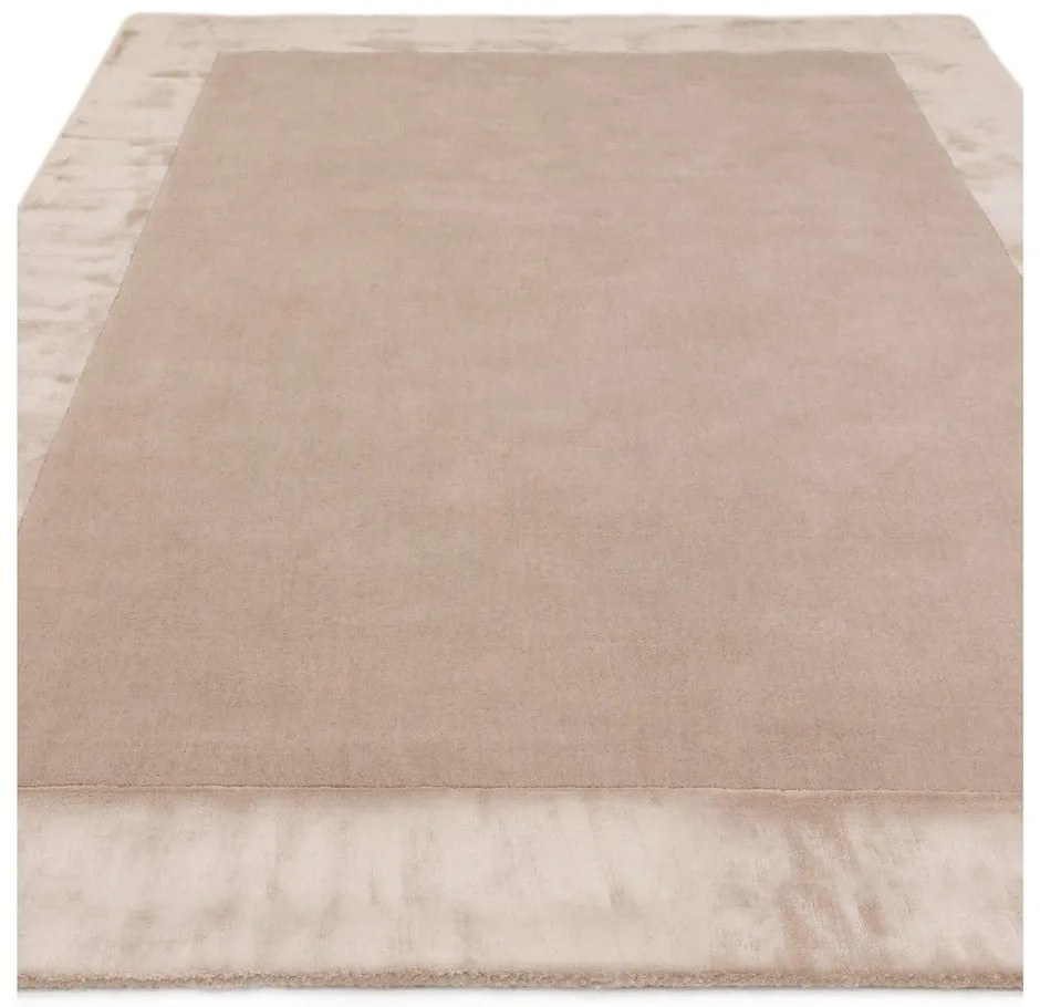 Bézs kézi szövésű gyapjú keverék szőnyeg 160x230 cm Ascot – Asiatic Carpets