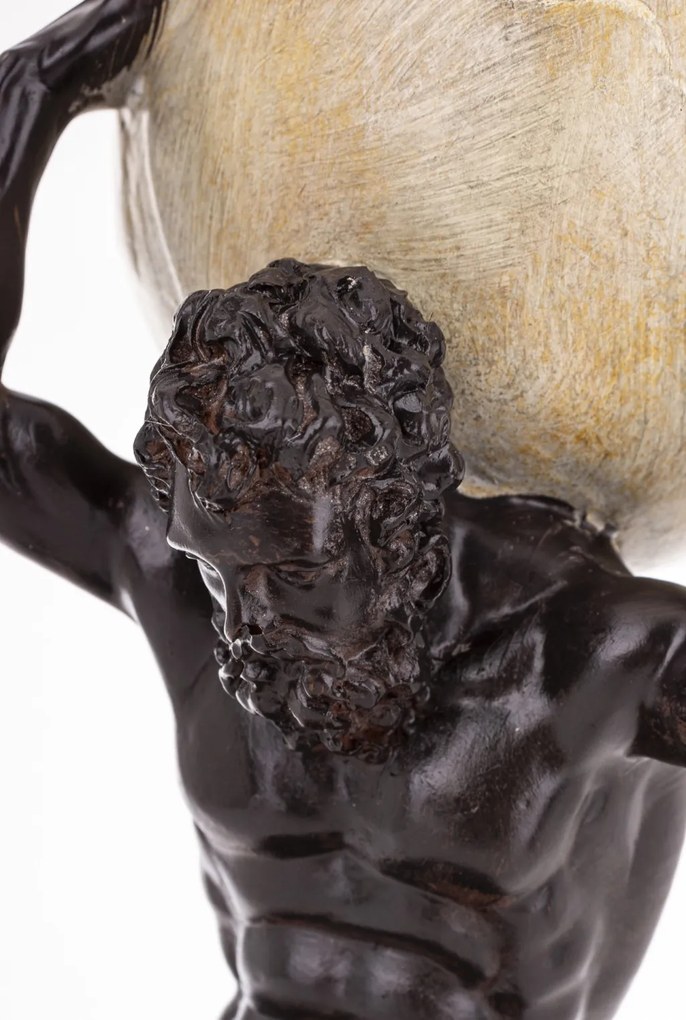 Atlas Műanyag Fekete figura, Krém 43x17x15cm