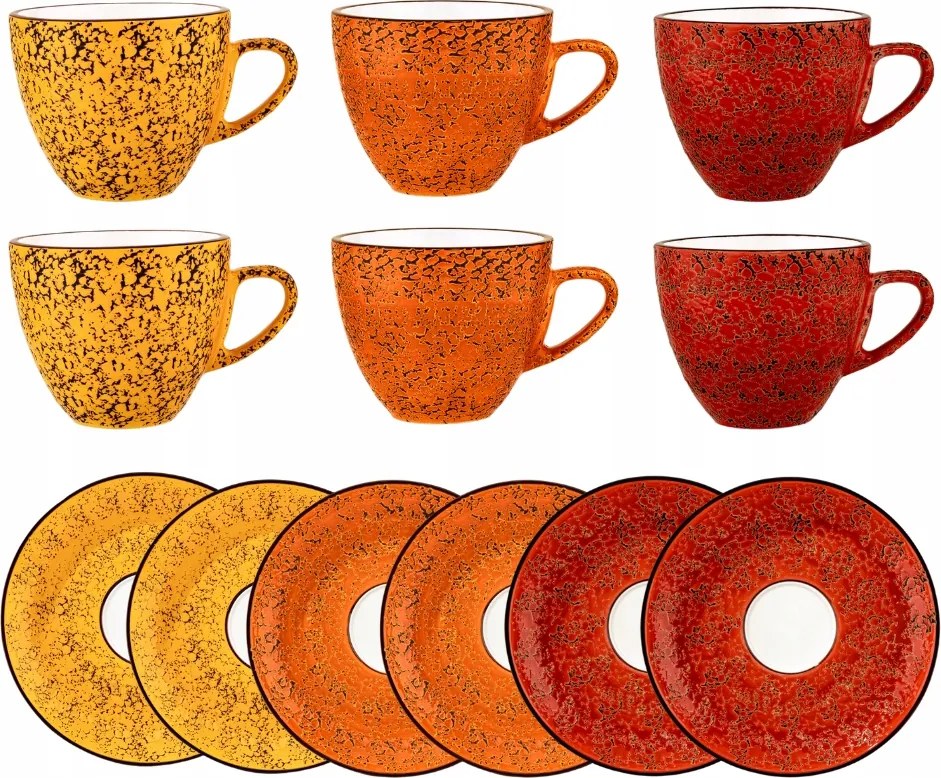 Porcelán eszpresszó csésze 75 ml 11 cm-es csészealjjal Wilmax szett