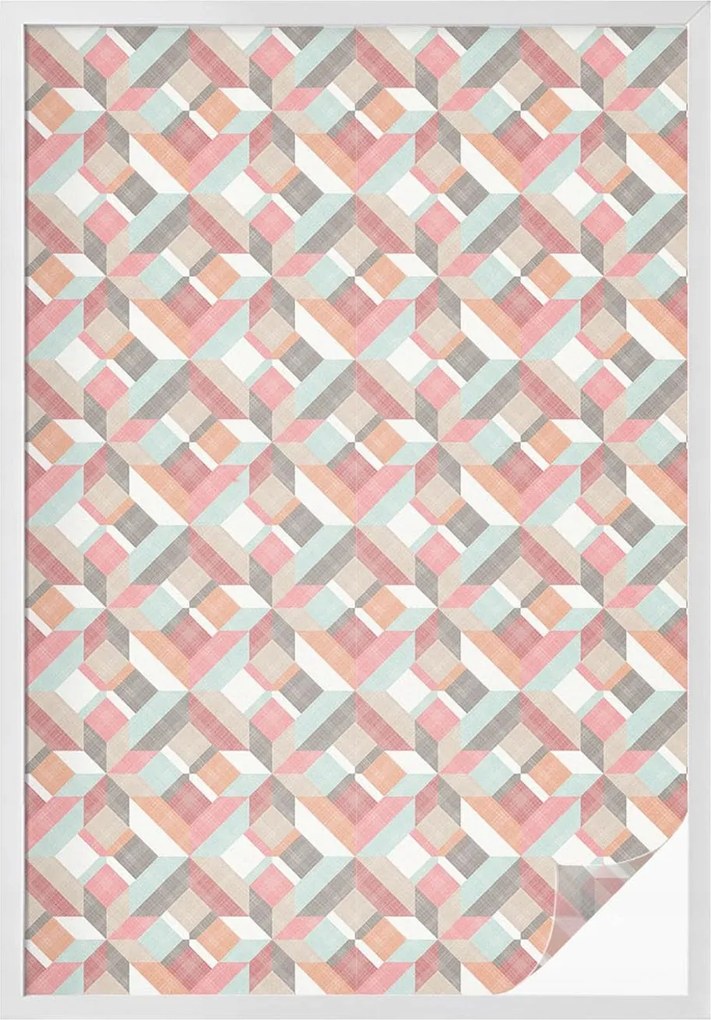 Ablakfólia öntapadós Adatvédelem Geometrikus rombuszok 100x146