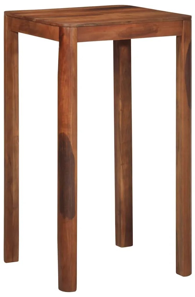 Bárasztal 60x60x107 cm tömör fa akácfa