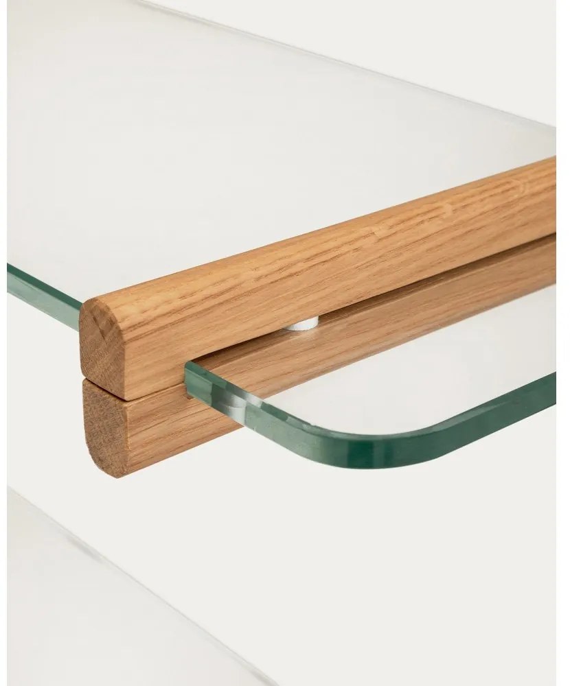 Natúr színű üveg moduláris polcrendszer 110x202x30,5 cm Sitra – Kave Home