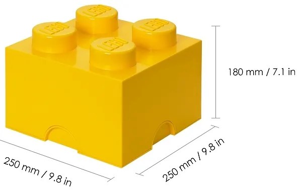 Tároló doboz 4-es, többféle - LEGO Szín: růžová