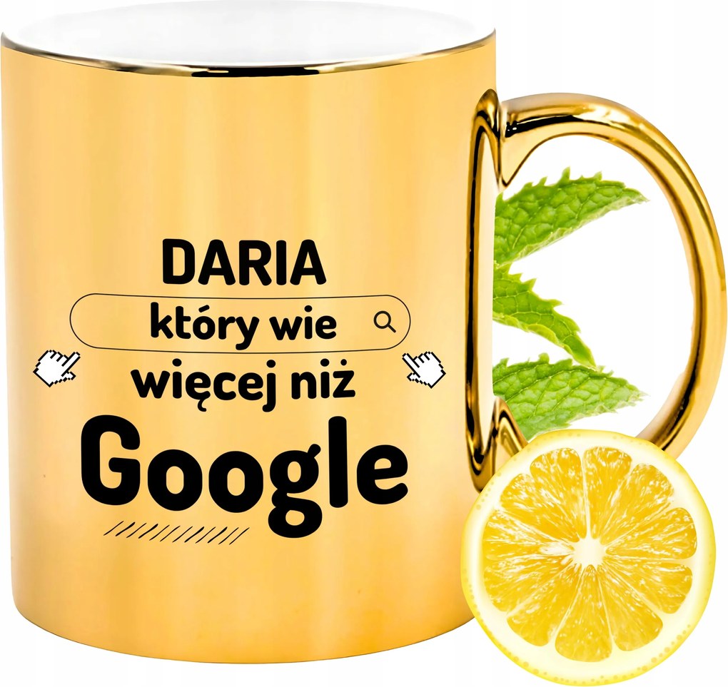 Prémium Arany Csillogó Bögre Ajándék Fényképes Nyomtatott