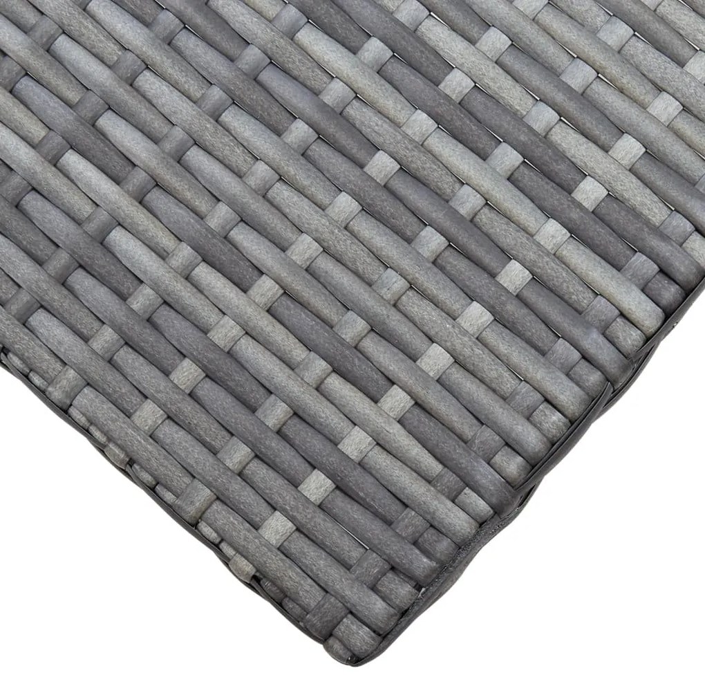 Szürke összecsukható polyrattan ülőke