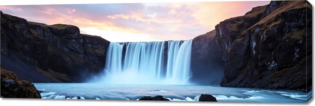 Vászonkép 150x50cm Hálószoba Nappali Panoráma Vízesések 2