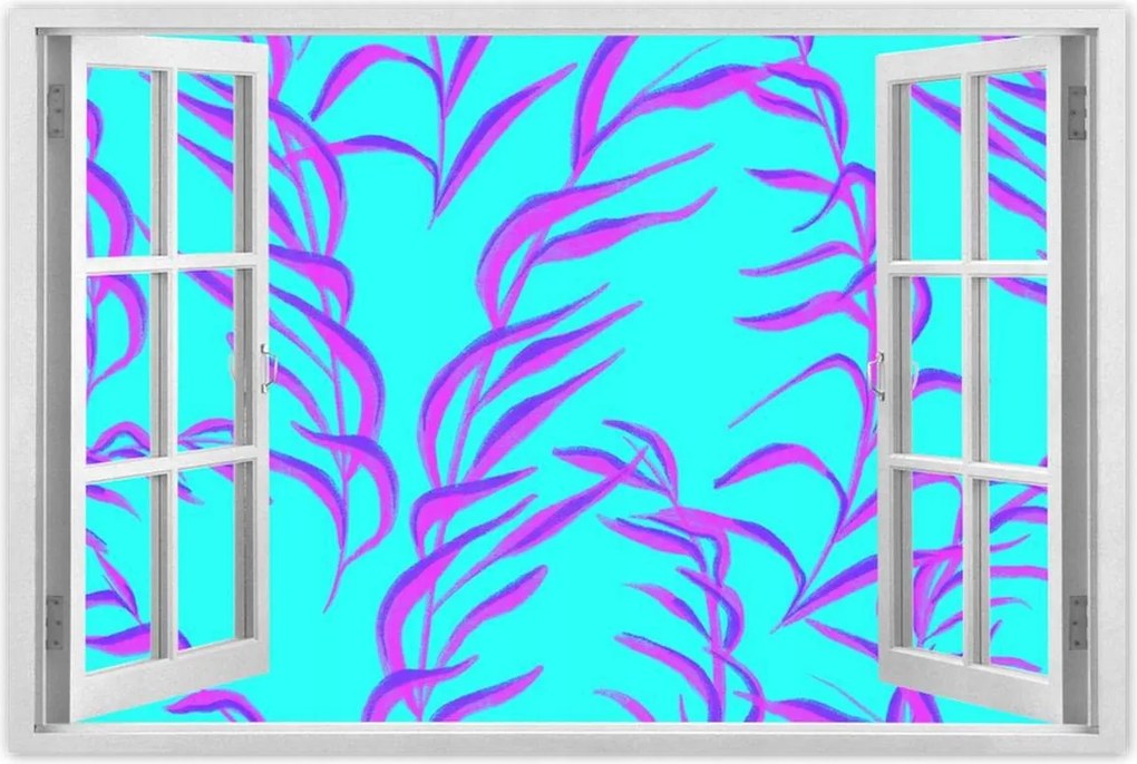 Poszterek 120x80 Modern levél minta