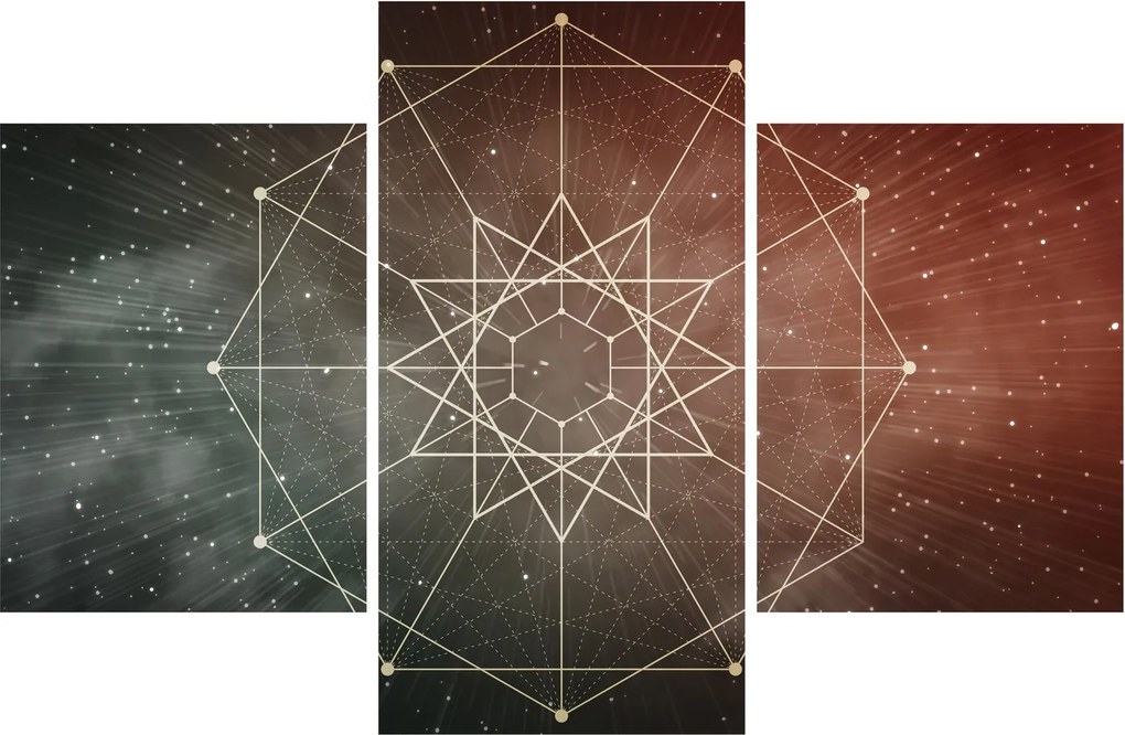 Kép - Kozmikus dodekagram (90x60 cm)