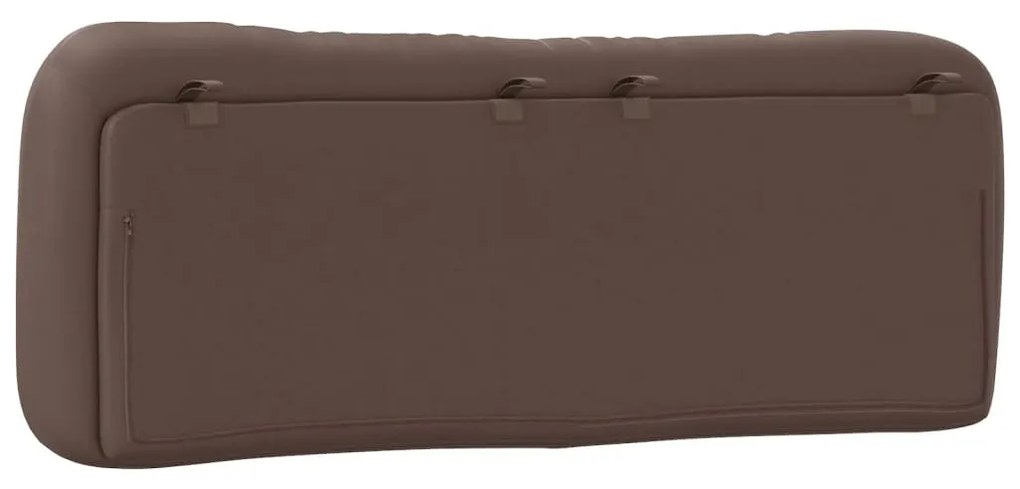barna műbőr fejtámla párna 120 cm