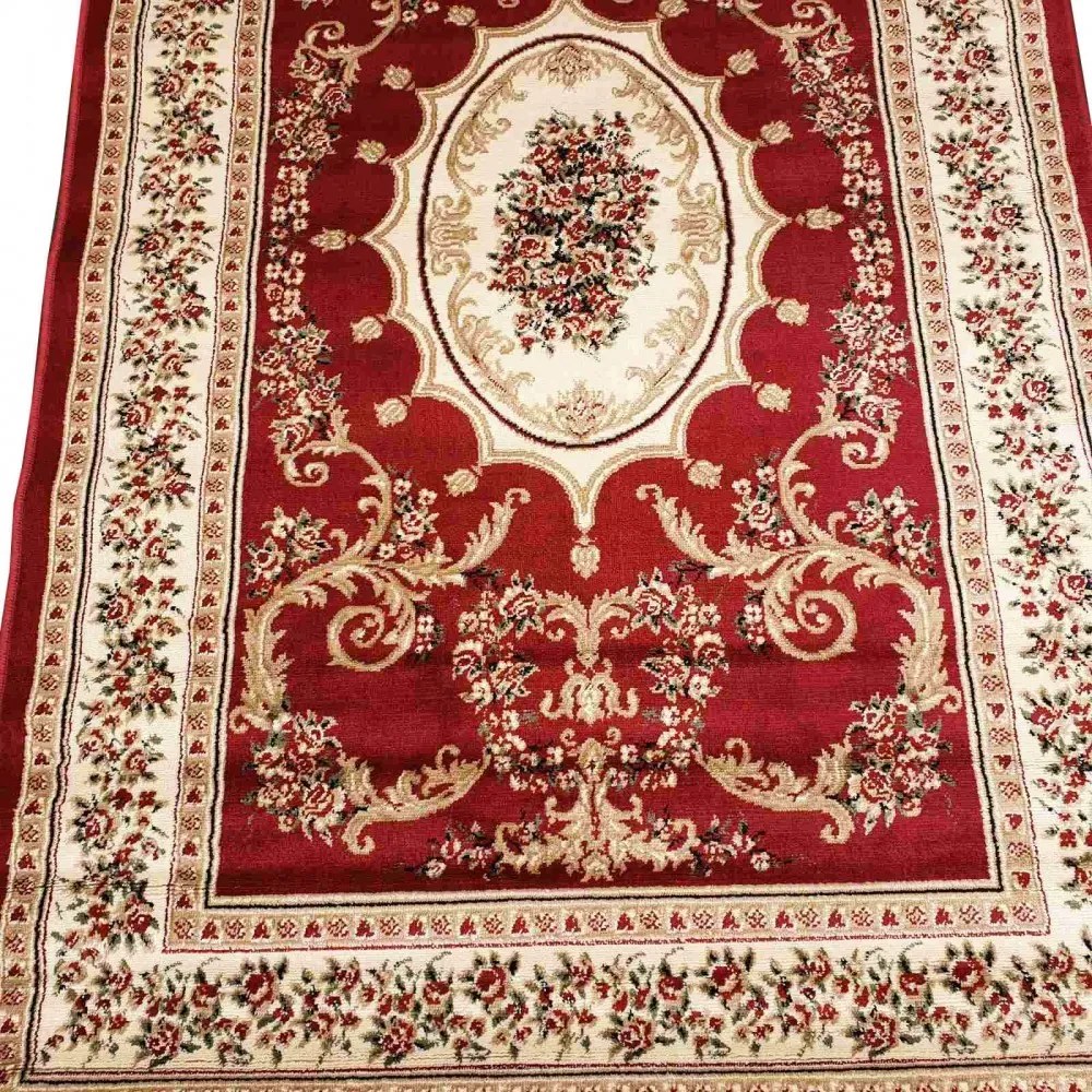 Gótika Nagyméretű Klasszikus Szőnyeg 200 x 300 cm Bordó
