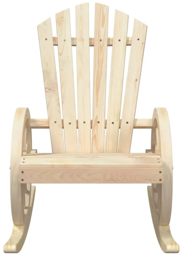 tömör fenyőfa Adirondack hintaszék