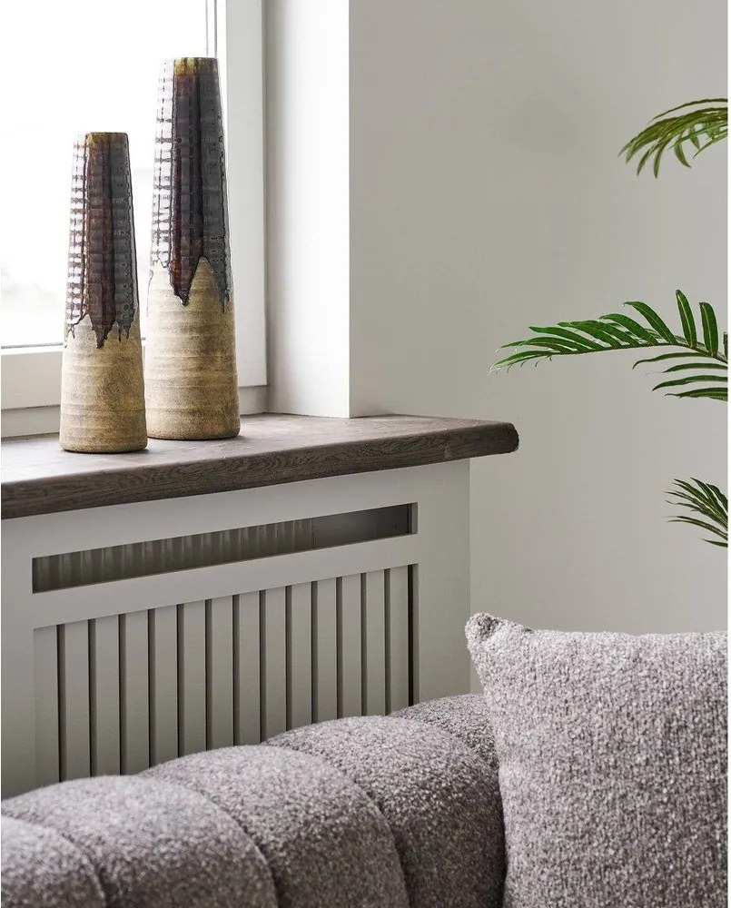 Barna kerámia magas váza (magasság 48 cm) – House Nordic