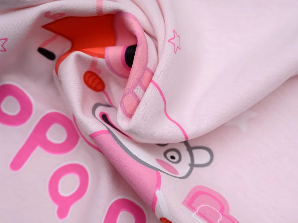 PEPPA MALAC gyerek póló 2 db világos rózsaszín/fehér - különböző méretekben Méret: 110 - 116