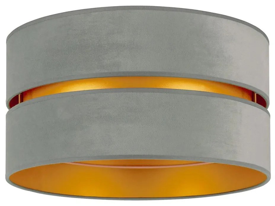 Duolla - Mennyezeti lámpa DUO 1xE27/15W/230V átm. 40 cm világoszöld/arany