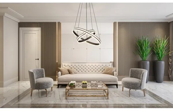 Globo 67314-60H - LED Dimmelhető csillár zsinóron GROUNI LED/60W/230V + távirányító