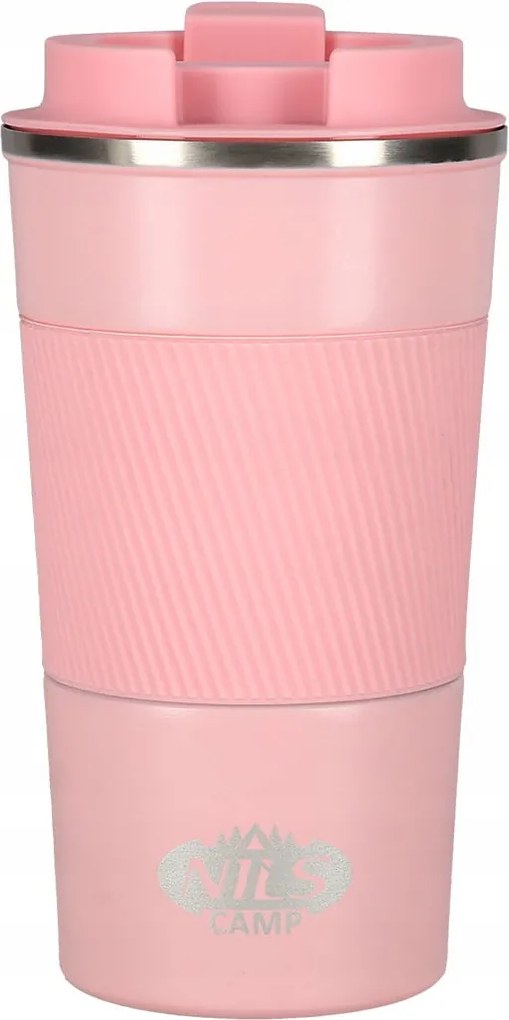 Thermo bögre 510ml Rózsaszín Rozsdamentes acél NCC09 Nils Camp
