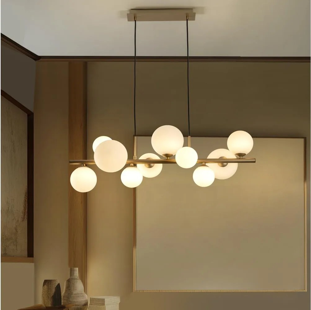 ONLI - PALOMA kábeles csillár 10xG9/3W/230V arany