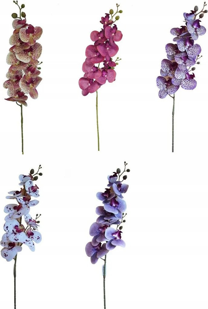 Mesterséges Orchidea Virág Ág Dekoráció 100CM