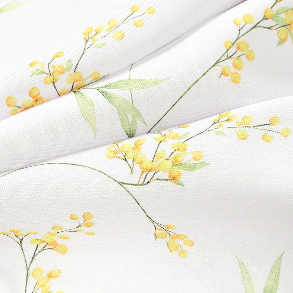 Goldea dekor függöny - mimózavirágok 240x150 cm