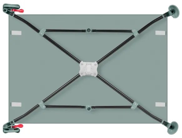 Lionelo - Utazóágy LAURA zsályazöld