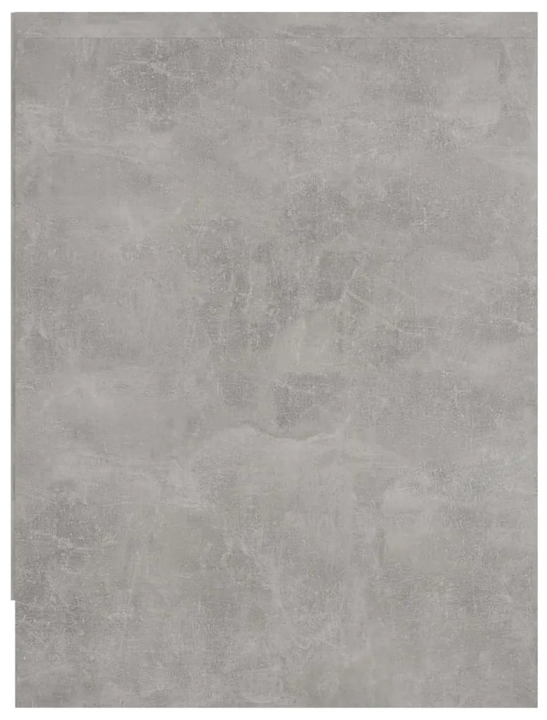 Betonszürke szerelt fa éjjeliszekrény 40 x 30 x 40 cm
