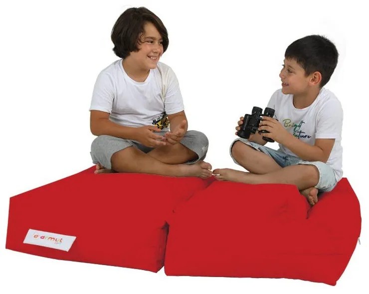 Piros gyerek kanapé 100 cm Nier – Floriane Garden