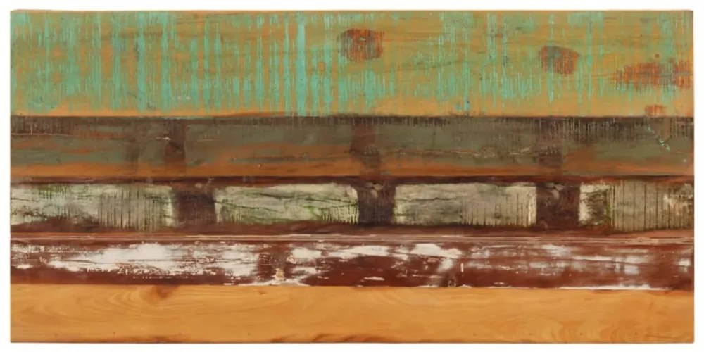 tömör újrahasznosított fa bárasztal 112 x 55 x 108 cm