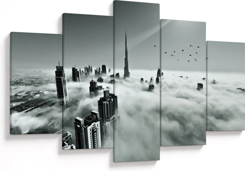 Kép - Felhőkarcolók Dubaiban (150x105 cm)