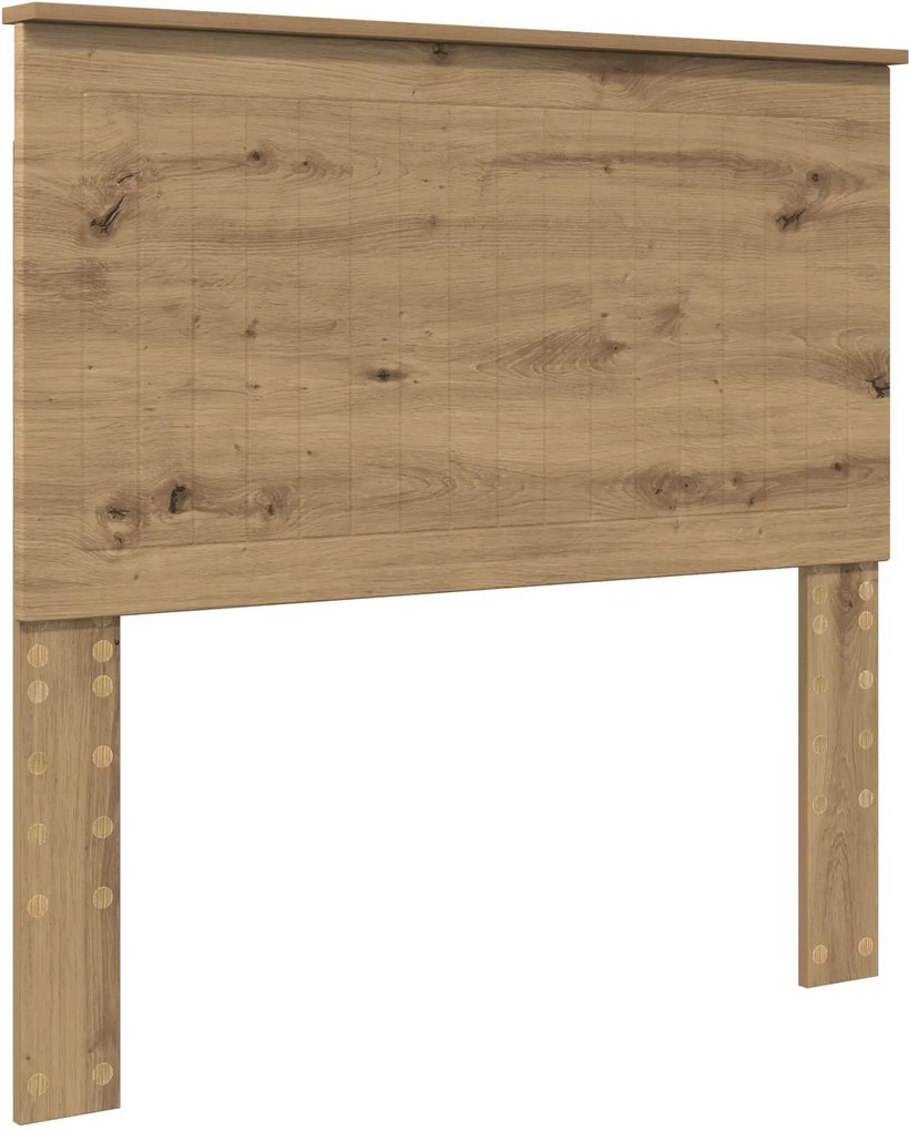 vidaXL Fejtámla fejtámlával Artisan tölgy 100 cm Faanyag