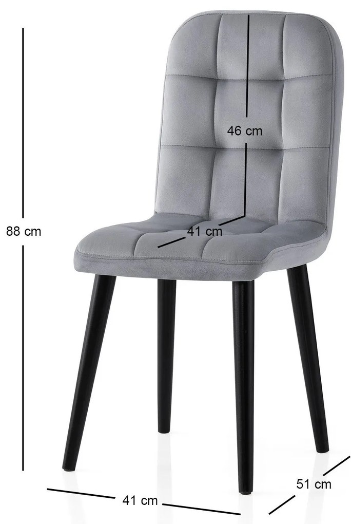 Étkezőszék szett (2 db) Retro - 732 V2