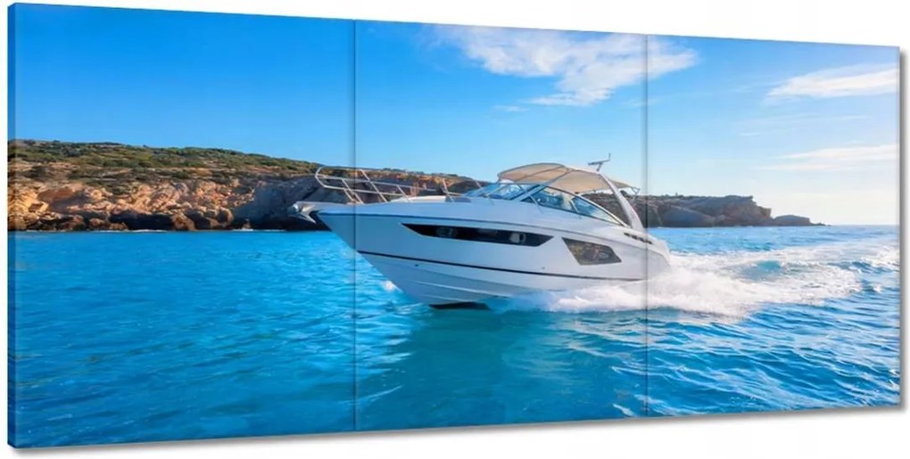 Képek 210x100 Motorcsónak a tengeren